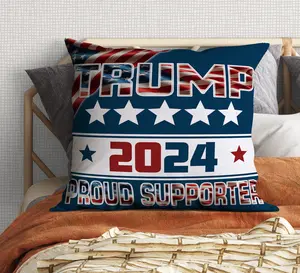 Trump 2024 Proud Supporter Set of 2 Throw Pillow