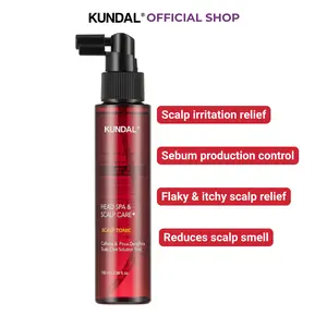 KUNDAL Caffeine Scalp Tonic – Promoting Hair Growth, Cooling Head Spa Care for Oily & Weak Scalp, Tea Tree & Salicylic Acid, Hair Regrowth Serum, Haircare