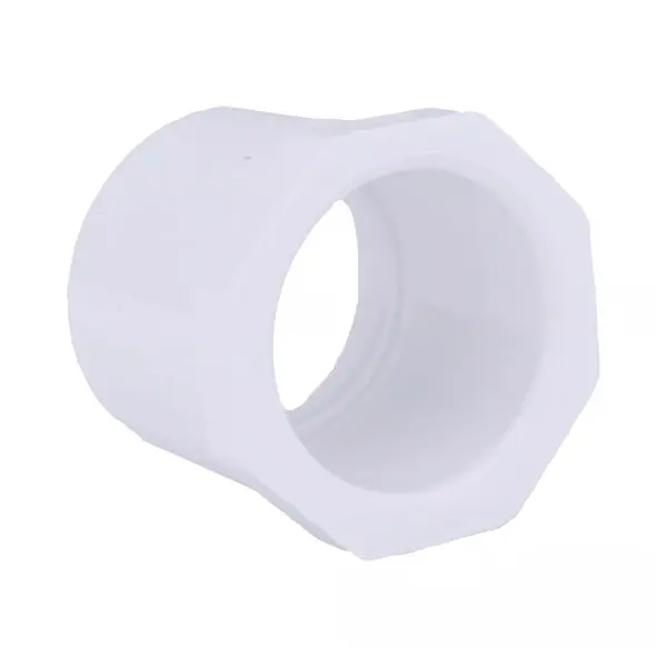 Charlotte Pipe Schedule 40 PVC Reducing Bushing – 1-1/4 in. Slip x 1 in. Slip | Durable Plumbing Fittings