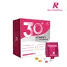 RevitaPlus Women's 30+ Daily Supplement Pack 30-Day Multivitamin Calcium Magnesium Cranberry Probiotics Turmeric Collagen Krill Oil for Skin Hair Anti-aging Stress Support