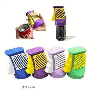 3D Printed Can Opener, Single-Handed Operation, Ergonomic Handle, Nail-Friendly, Durable Abs Plastic, Portable, Compact Design, Bar Tool