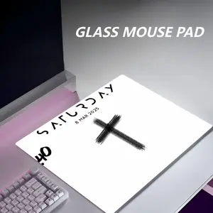 Control Type Glass Mouse Pad Professional Fps Gaming Smooth Feel, High-Quality Precision Control Surface, Ideal for Gamers & PC Users