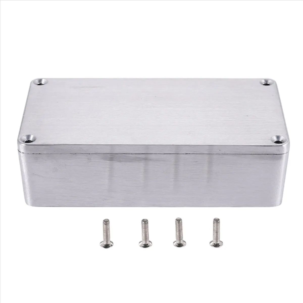 1590B Size Rectangle Metal Electronics Project Enclosure - Single Unit Smooth Finish Waterproof Diecast Aluminium Case (112x60x31mm) for DIY Enthusiasts, Easy to Machine, Snug Lid Fit, Guitar Effects Use