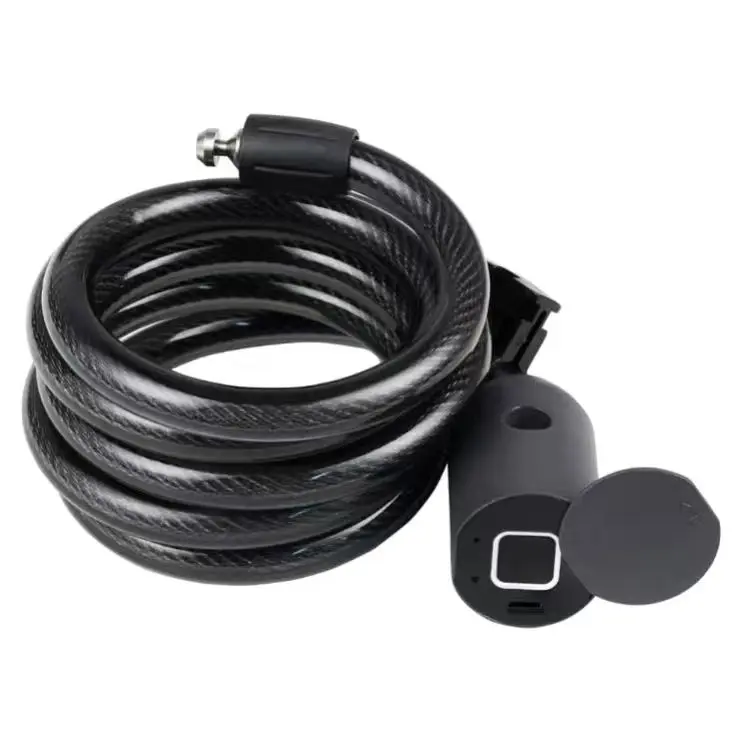 Anti-Theft Bicycle Chain Lock | Fingerprint Unlock | Hydraulic Cutter-Resistant | Heavy Duty Bike Security Lock | Portable Keyless Lock | Mountain Bike & eBike & Electric Motorcycle | Bicycle Security Accessories | eBike Accessories