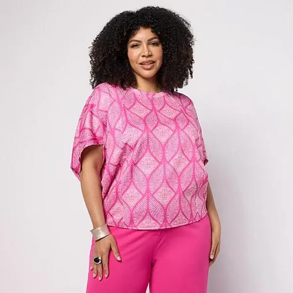 Vivica A. Fox Collection Scuba Cocoon Top