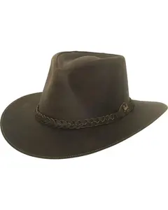 Bullhide Men's Duluth Leather Outback Western Fashion Hat - 4072