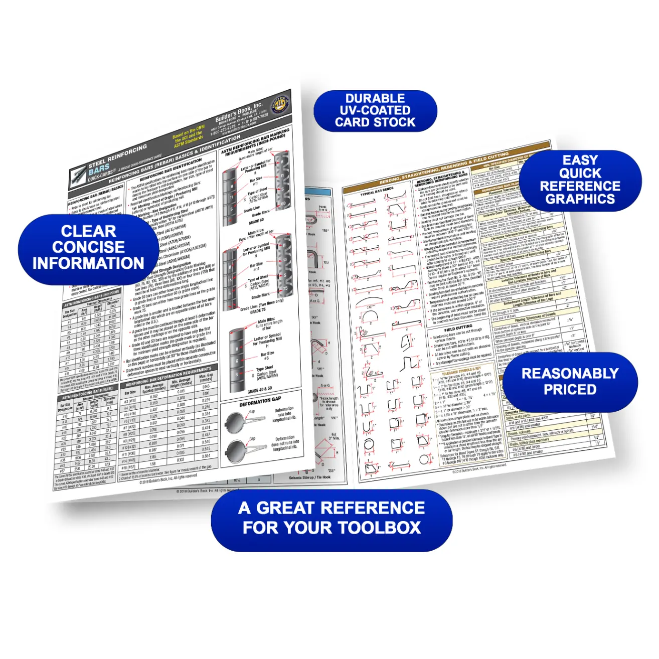 Steel Reinforcing Bars Quick-Card