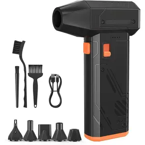 Duster 130,000RPM Ultra- Cordless Electric Air Blower w/Brushless , 3 Speed Adjustable & Rechargeable  for Keyboard, PC, , , Outdoor, Snow Removal