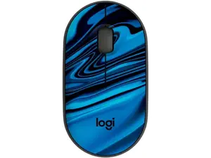 Logitech M340 Wireless Mouse with Limited Edition Prints, USB Receiver and Silent Clicks, Portable Wireless Mouse for Laptop, PC, Windows, Chrome, Surface, Blue Galaxy