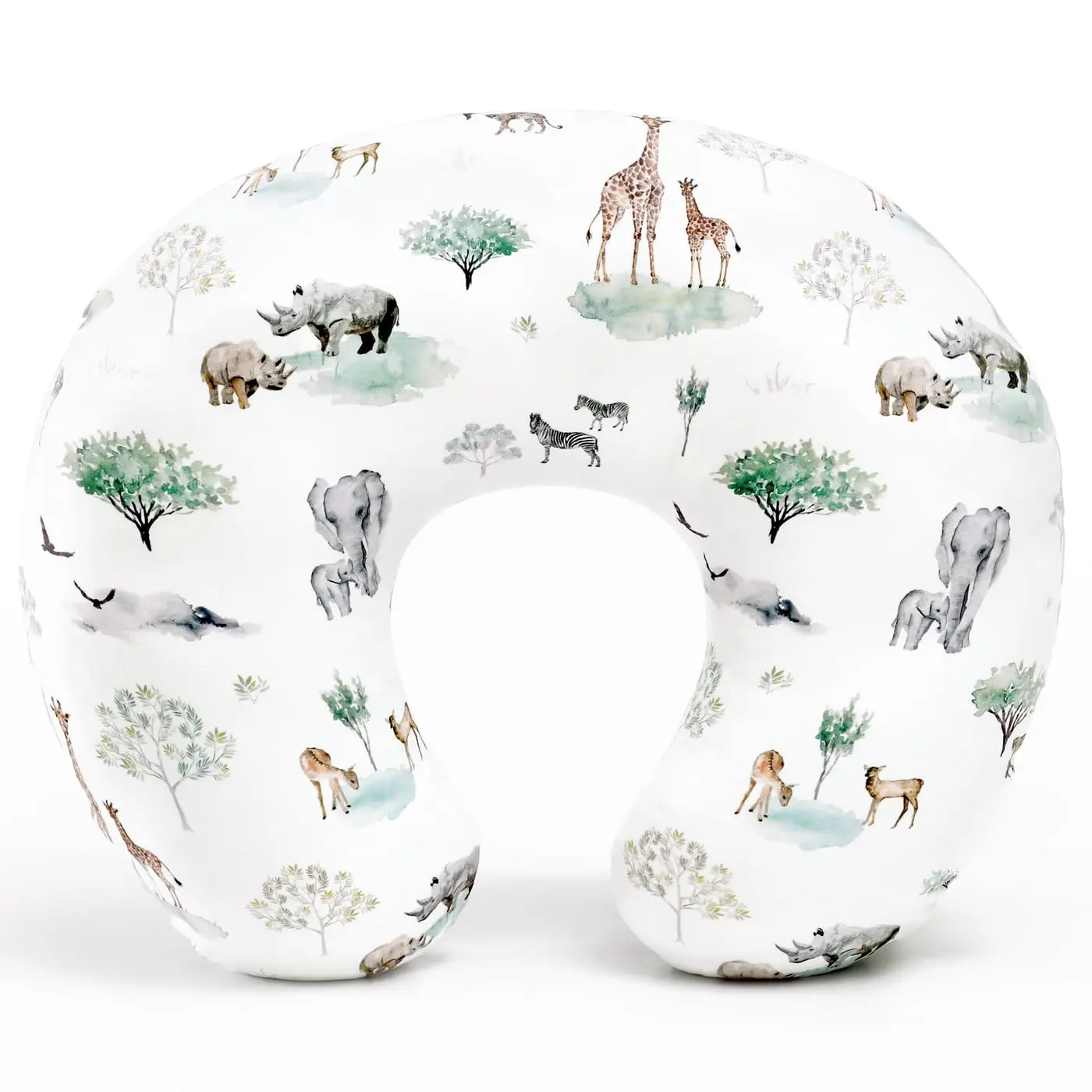 Pillow Cover Stretchy Minky Removable  Covers for  Pillows, Ultra Soft Comfortable Slipcover for Boy and Girls, Stylish Pretty Savannah