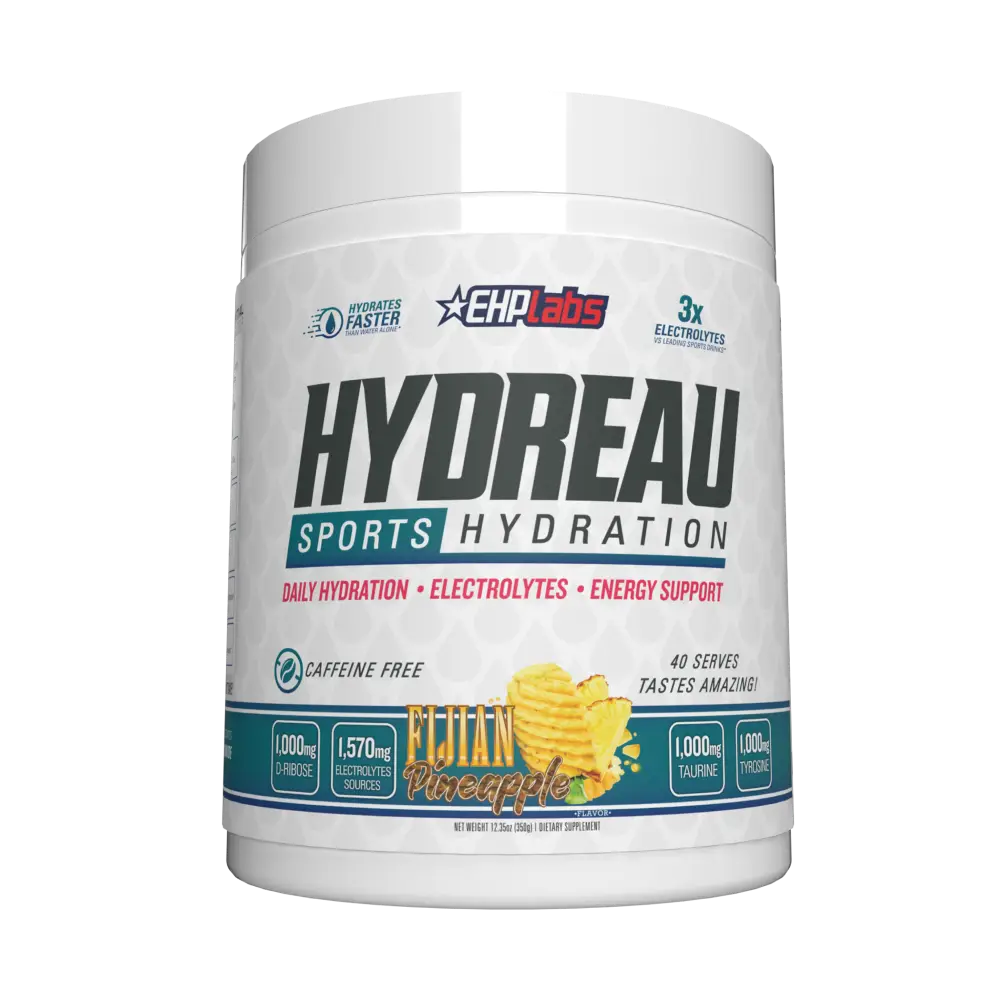 EHPlabs Hydreau Sports Hydration 30 Serves | Electrolytes Coconut Water Magnesium Recovery Vitamin Beverage Energy Drink Mix Natural