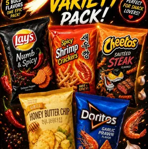 Assorted Exotic Flavor Potato Chips Pack #2 Assorted Exotic Flavor Potato Chips Pack #2
