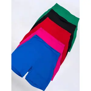 Soft Flex Wide‑Band Biker Shorts