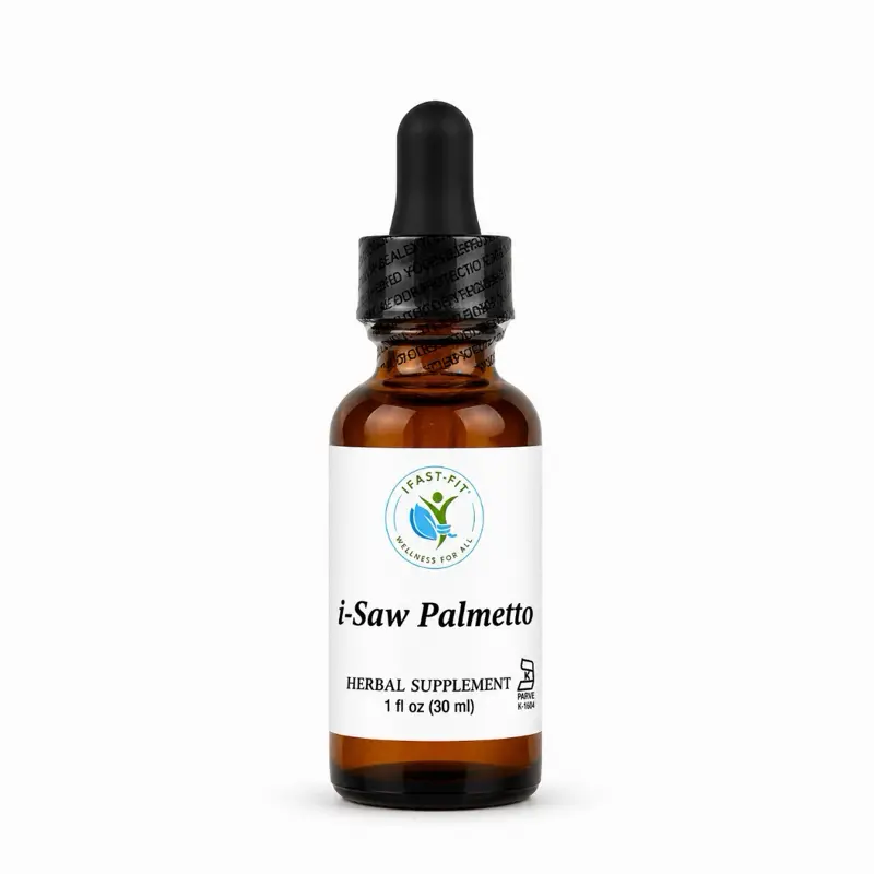IfastFit Saw Palmetto Liquid Extract Dietary Supplement - Natural, Gluten-Free Antioxidant for Prostate Health, Highly Absorbable, Supports Nutrition, Healthcare & Fitness Wellness