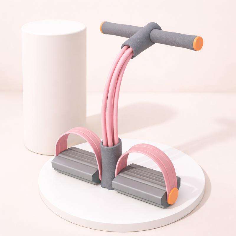 Manual Tension Training Pedal Resistance Band, Eco-Friendly Natural Latex Yoga Stretching Band, Multifunctional Adjustable Elastic Band for Home Gym Arm & Waist and Abdomen Training, Exercise Equipment, Suitable for Both Men and Women