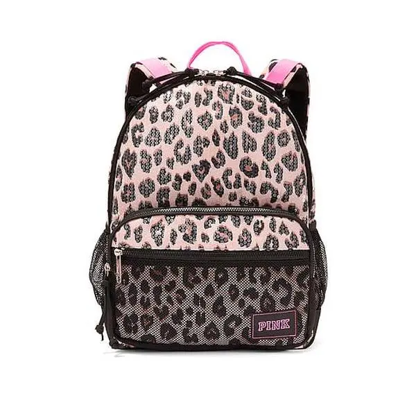 PINK Sequin Campus Backpack 16.3 Liters