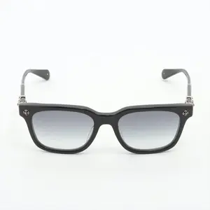 Photochromic Color Changing Glasses Case – Square Frame UV400 Eyewear for Men & Women, Vintage Designer Style