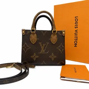 Pre-owned LV Monogram Onthego BB Microchip Mini Handbag D0200