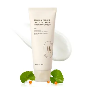 [HEVEBLUE] Salmon Caring Centella Cream 100ml - Moisturizing hydration barrier, Low Irritation, Salmon PDRN