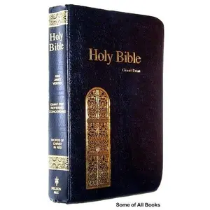 USED-Holy Bible King James Version Giant Print Reference Concordance, Words of Christ in Red (883C) (Unknown)