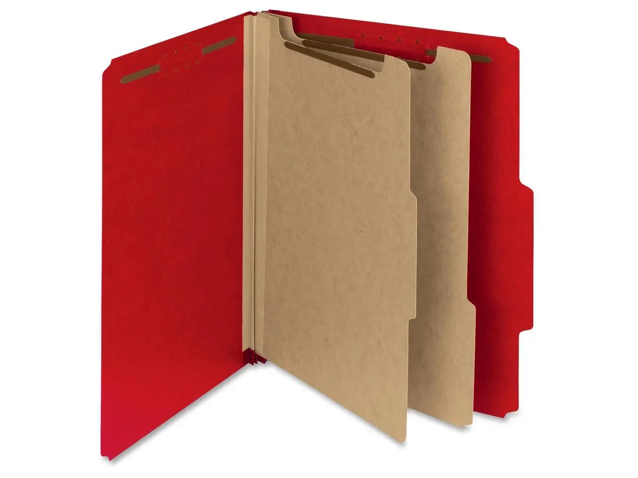 Smead Recycled Pressbrd 2-Dvdr Classfctn Folders