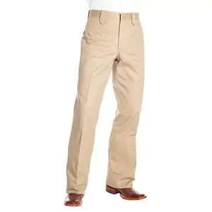 Men's Circle S Khaki Cotton Ranch Dress Pant