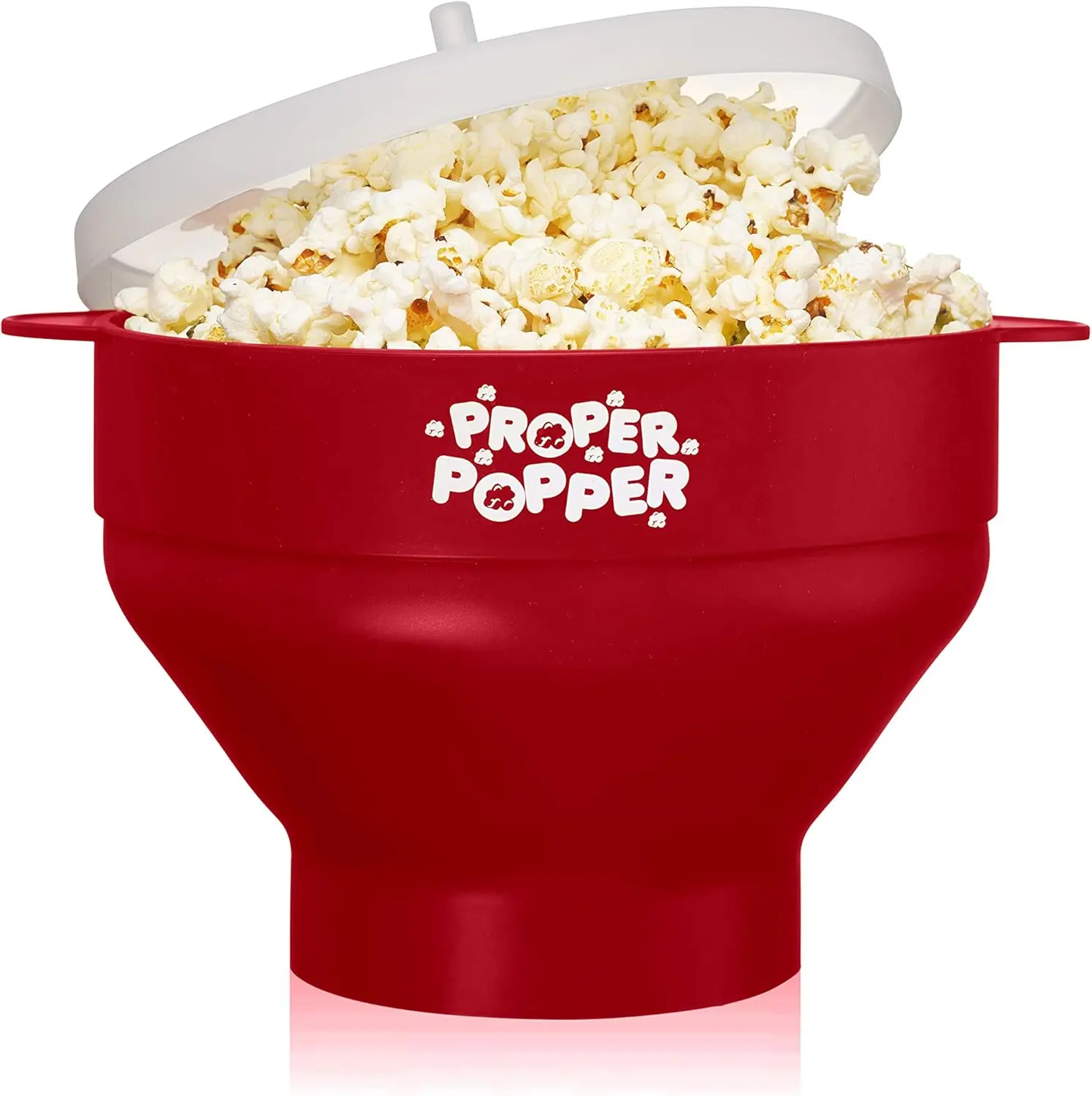 The Original Proper Popper Eco-Friendly Microwave Popcorn Maker, 100% Food-Grade Silicone, BPA and PVC Free, Lightweight 15-Cup Collapsible Bowl, Dishwasher Safe Turquoise Specialty Kitchen Appliance