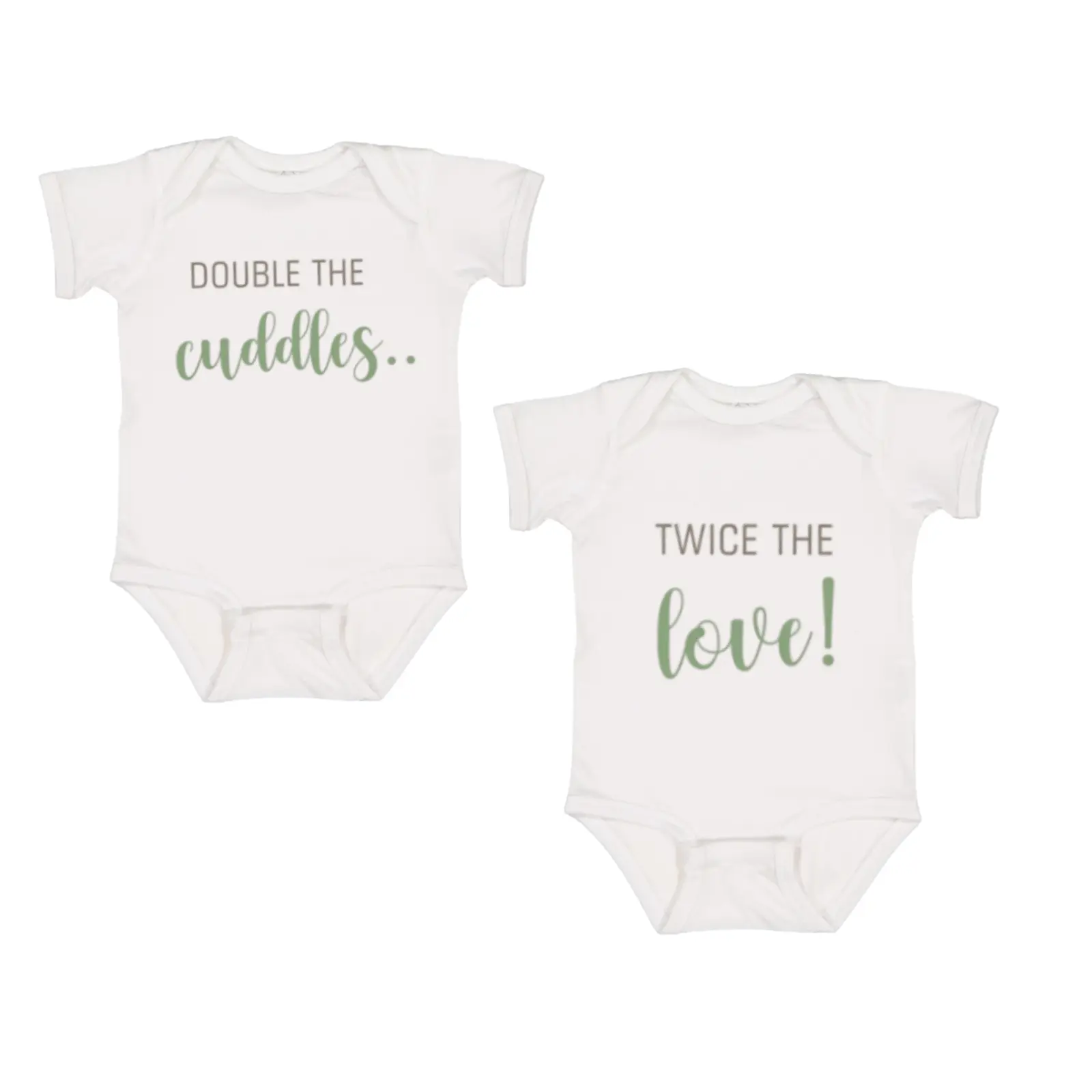 Twin Pregnancy announcement Rainbow Baby Bodysuit, gender neutral Onesie