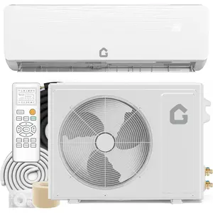 Mini Split Air Conditioner, 18000 BTU 230V 21 SEER2 Energy Ductless Inverter AC & Heat Pump System, WiFi Smart Control, R32 Cooling, High Power Unit for Large Room Garage, White