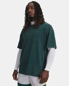 Under Armour Heavyweight Logo Wash Men's Oversized Short Sleeve