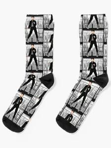 Elvis Presley The King Jailhouse Socks