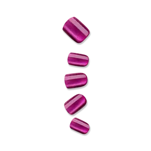 colorFX by Impress No Glue Fake Press On Nails - Levels | Solid, Pink, Short, Squoval, Manicure
