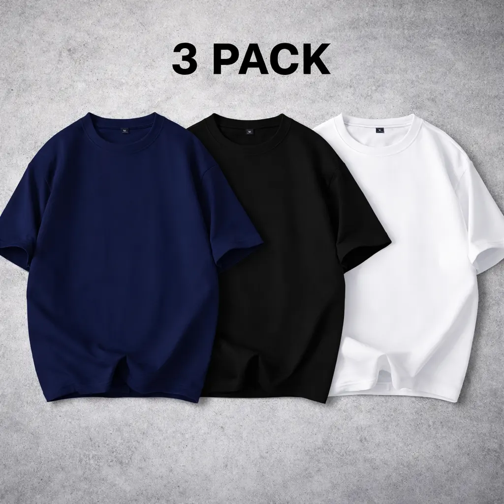 Dark blue + black + white