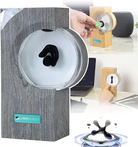 Magnetic Fluid Bluetooth Speaker, 360° Surround Sound Home Theater Audio System, Dancing Ferrofluid with Musical Rhythm for Home TV, Computer and Desktop Decorations.