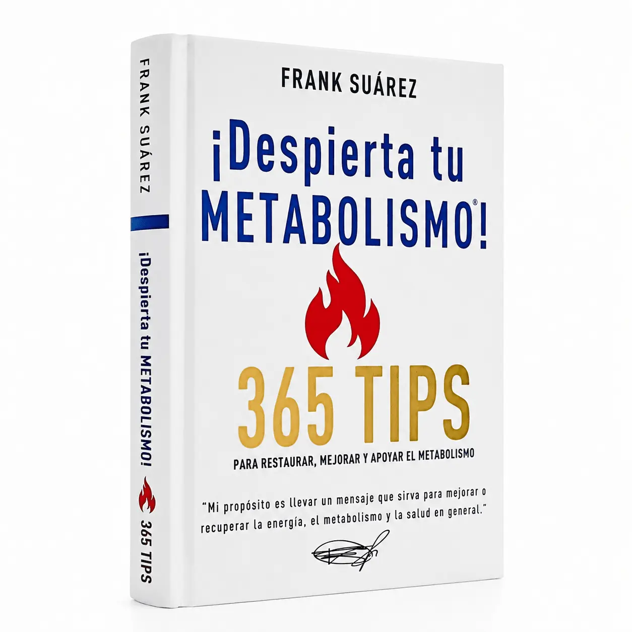 Frank Suarez ¡Despierta tu Metabolismo! 365 Tips for Restoring Enhancing and Supporting Metabolism Interactive Education High-Quality Design Limited Edition Perfect Gift Salad Fitness