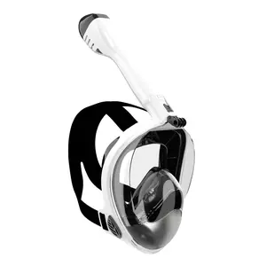 Full Face Snorkel Mask, Anti-leak & Anti-fog Diving Mask, 180° Panoramic View Snorkeling Mask with Camera Mount, Safe Breathing Diving Equipment, Diving Gear