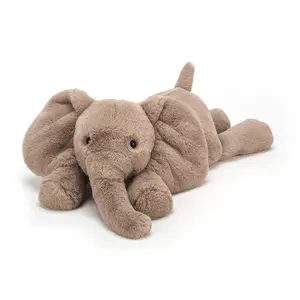 Smudge Elephant Stuffed Animal, Medium 9.5 inches - Elephant Plush Toy - Classic Children's Gift