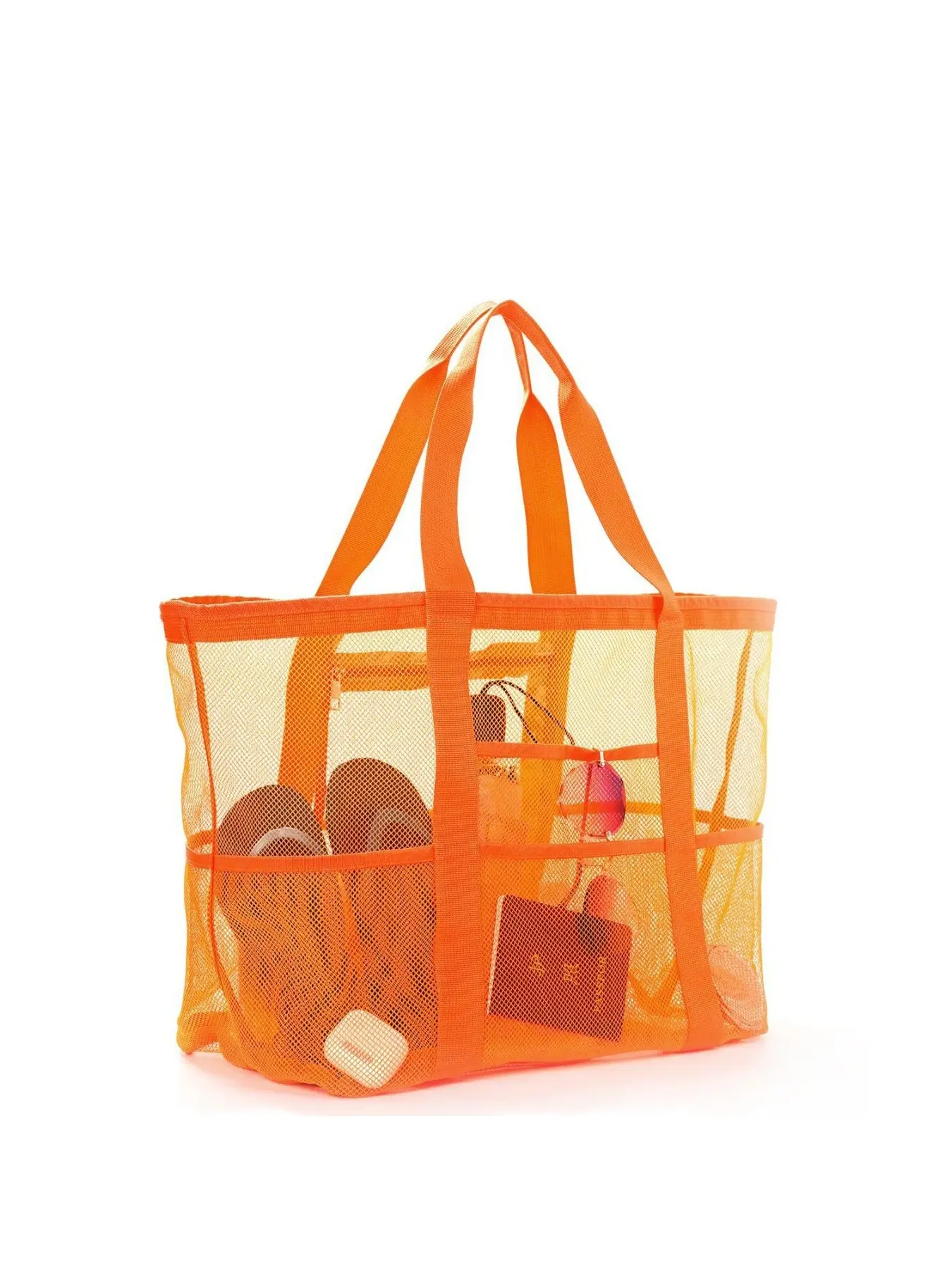 1pc  Beach bag, Lightweight Beach Bag, large capacity multifunctional travel handbag, single shoulder beach bag, swimsuit storage bag, fashionable and versatile, casual and simple, suitable for women's handbags on beach trips and vacations