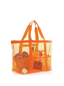 1pc  Beach bag, Lightweight Beach Bag, large capacity multifunctional travel handbag, single shoulder beach bag, swimsuit storage bag, fashionable and versatile, casual and simple, suitable for women's handbags on beach trips and vacations