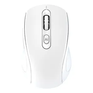 Intelligent Voice Mouse Wireless Bluetooth Dual Mode Rechargeable Silent AI Smart Voice Control Typing Notebook