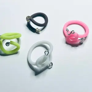 Silicone ring adjustable playful fun ring
