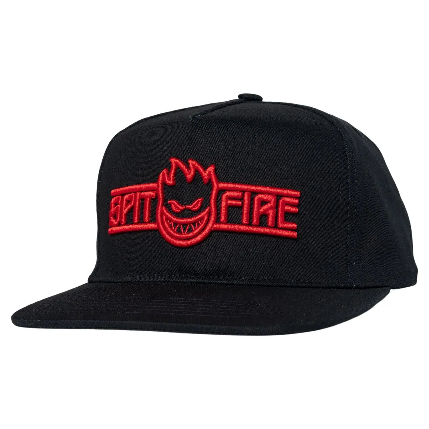 Spitfire Wheels Hat LTB Arch Bighead Script Snapback Black/Red
