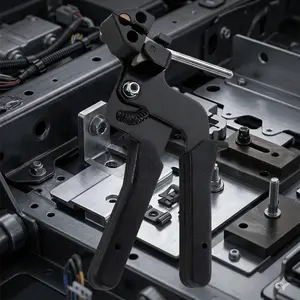 Heavy Duty Stainless Steel Zip Tie Tensioning Tool Kit with Self-Locking Gun and Cutter for Cable Pipe Installation Professional Quick Maintenance Repair Must Have