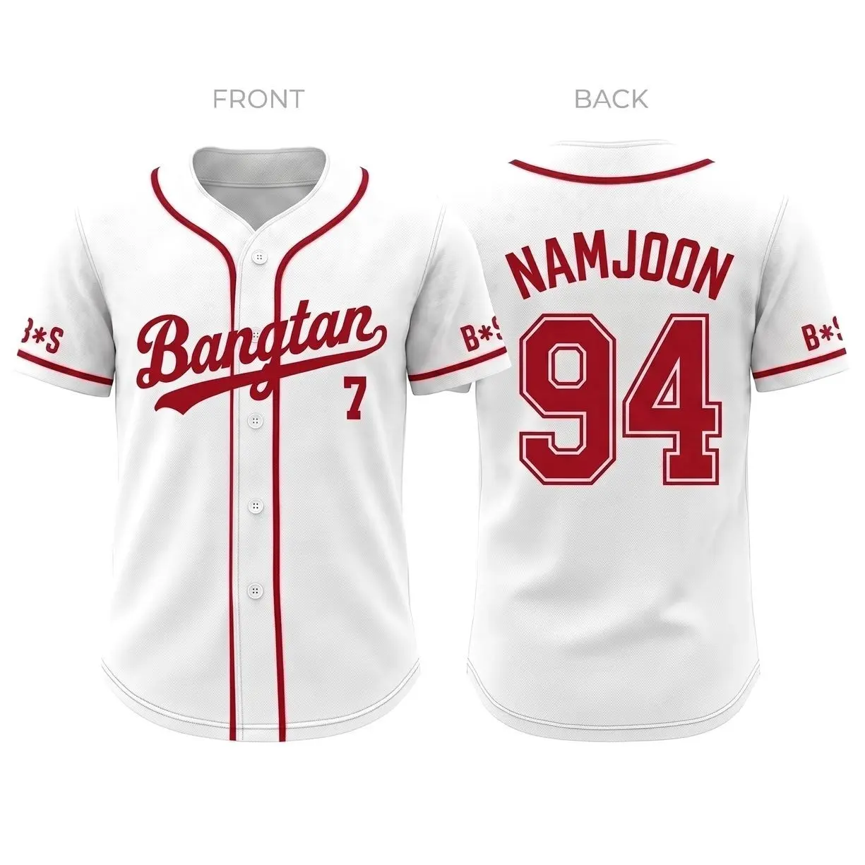 Kpop World Tour 2026 Black Red Inspired Baseball Jersey, Kpop Fan Baseball Jersey