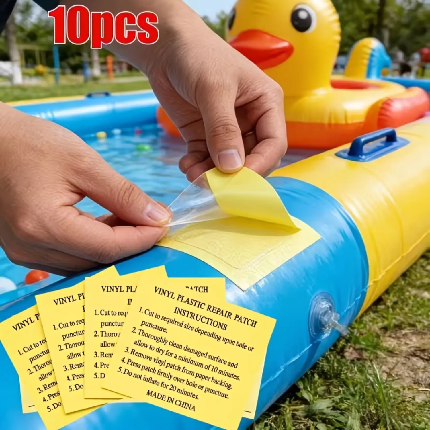 20 Repair Patches, Inflatable Product Repair Patches, Tent and Swim Ring Waterproof Repair Patches, Outdoor Transparent Repair Patches