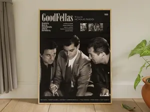 Goodfellas Film Poster, FHD Wall Decor Wall Hangings, Museum Poster, Poster Decor Room, Movie Poster