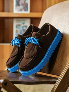 Men's Outdoor Sports Birkken Casual Sneakers, Couple Style Mechanical Design Trainers, Soft Sole Anti-Slip Thick Bottom Shoes