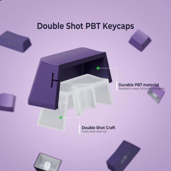XVX Side Print Keycaps Shine Through Double Shot PBT Keycaps Custom Key Caps 60 65 75 100 Percent Gradient Purple 136 Keys Set OEM Profile Minimalist Style for Cherry Gateron MX Switches Keyboard XVX Side Print Keycaps Shine Through Double Shot PBT Keycaps Custom Key Caps 60 65 75 100 Percent Gradient Purple 136 Keys Set OEM Profile Minimalist Style for Cherry Gateron MX Switches Keyboard