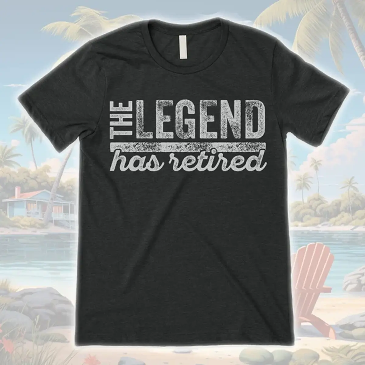 The Legend Has Retired T Shirt, Funny Retirement Gifts for Men and Women, Cool Retirement T-Shirts, Retirement Gift for Dad, Gifts for Him