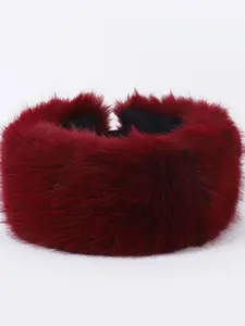 Winter Faux Fur Plush Hat, Thickened Warm Ear Cover Headband, Anti-Cold Protective Ear Band, Stylish and Cozy Winter Accessory
